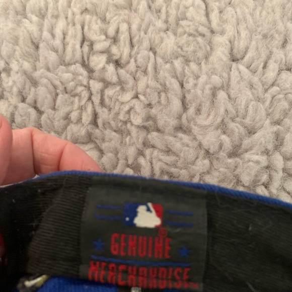 New Era Chicago Cubs Blue Red Vintage Snap Back Cap - Picture 4 of 6